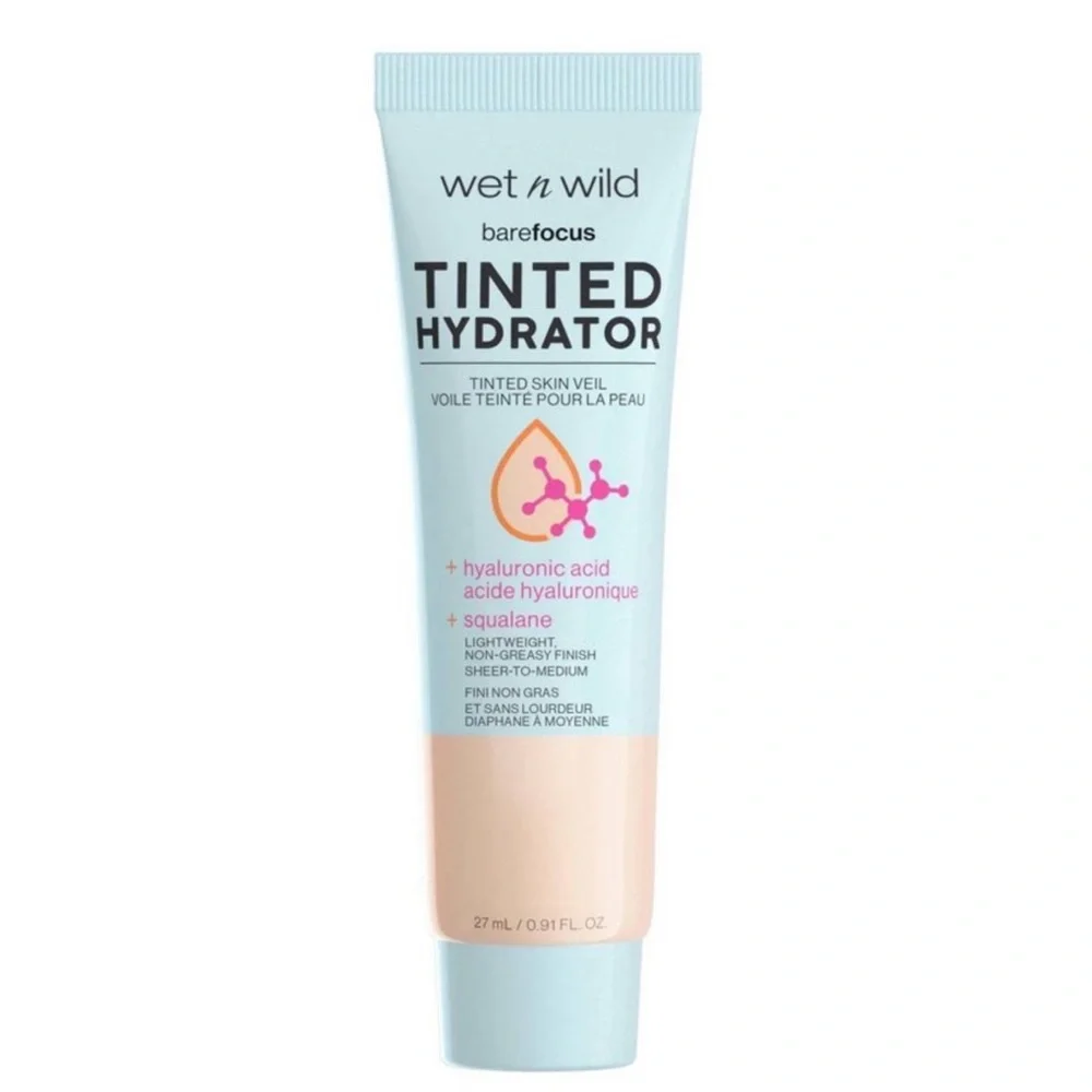 Wet n Wild BareFocus Tinted Hydrator 0.91oz Hyaluronic Acid Oil-Free NWT